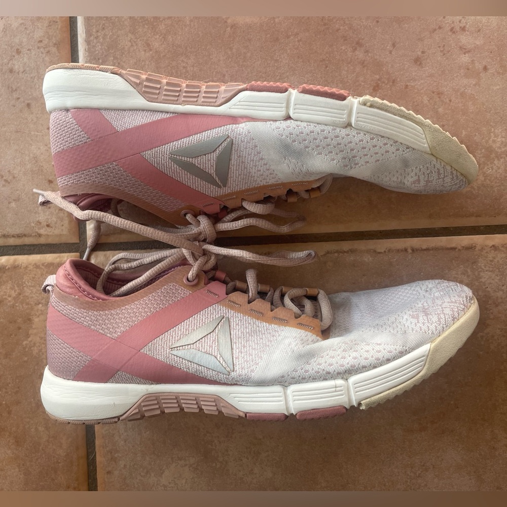 Reebok Women's Pink and Brown Athletic Shoes Crossfit Nanos
